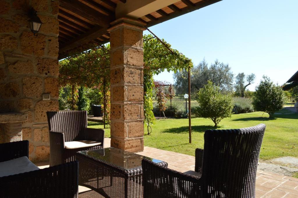 Agriturismo Eco-Bio Villa Vacasio Pitigliano Bagian luar foto