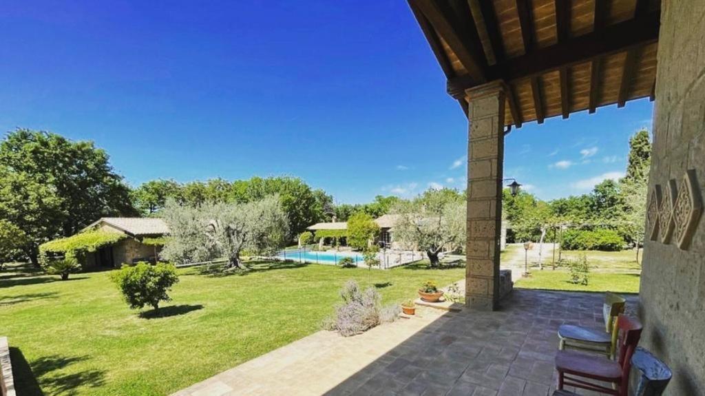 Agriturismo Eco-Bio Villa Vacasio Pitigliano Bagian luar foto