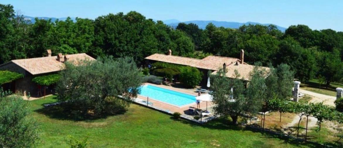 Agriturismo Eco-Bio Villa Vacasio Pitigliano Bagian luar foto