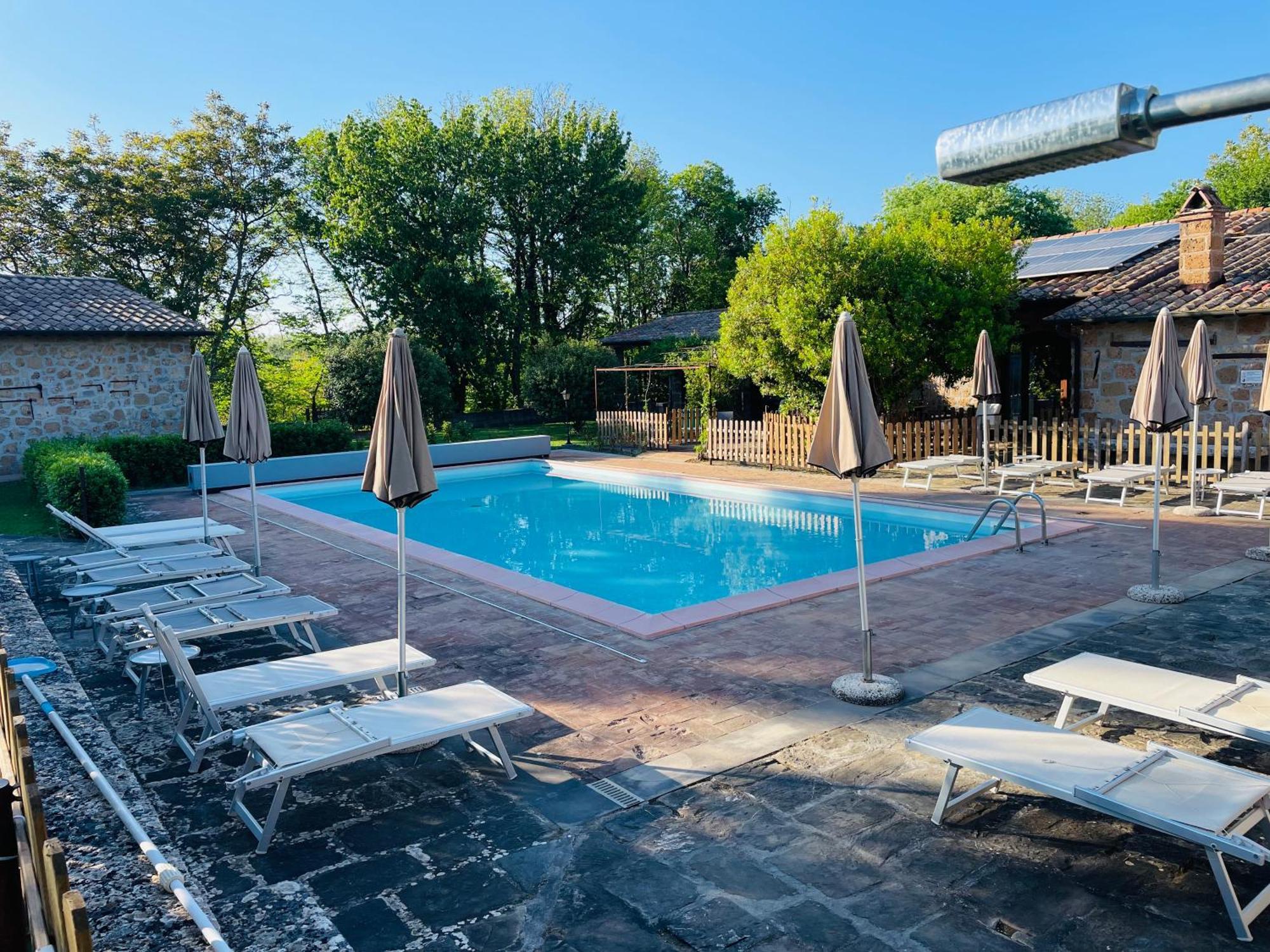Agriturismo Eco-Bio Villa Vacasio Pitigliano Bagian luar foto