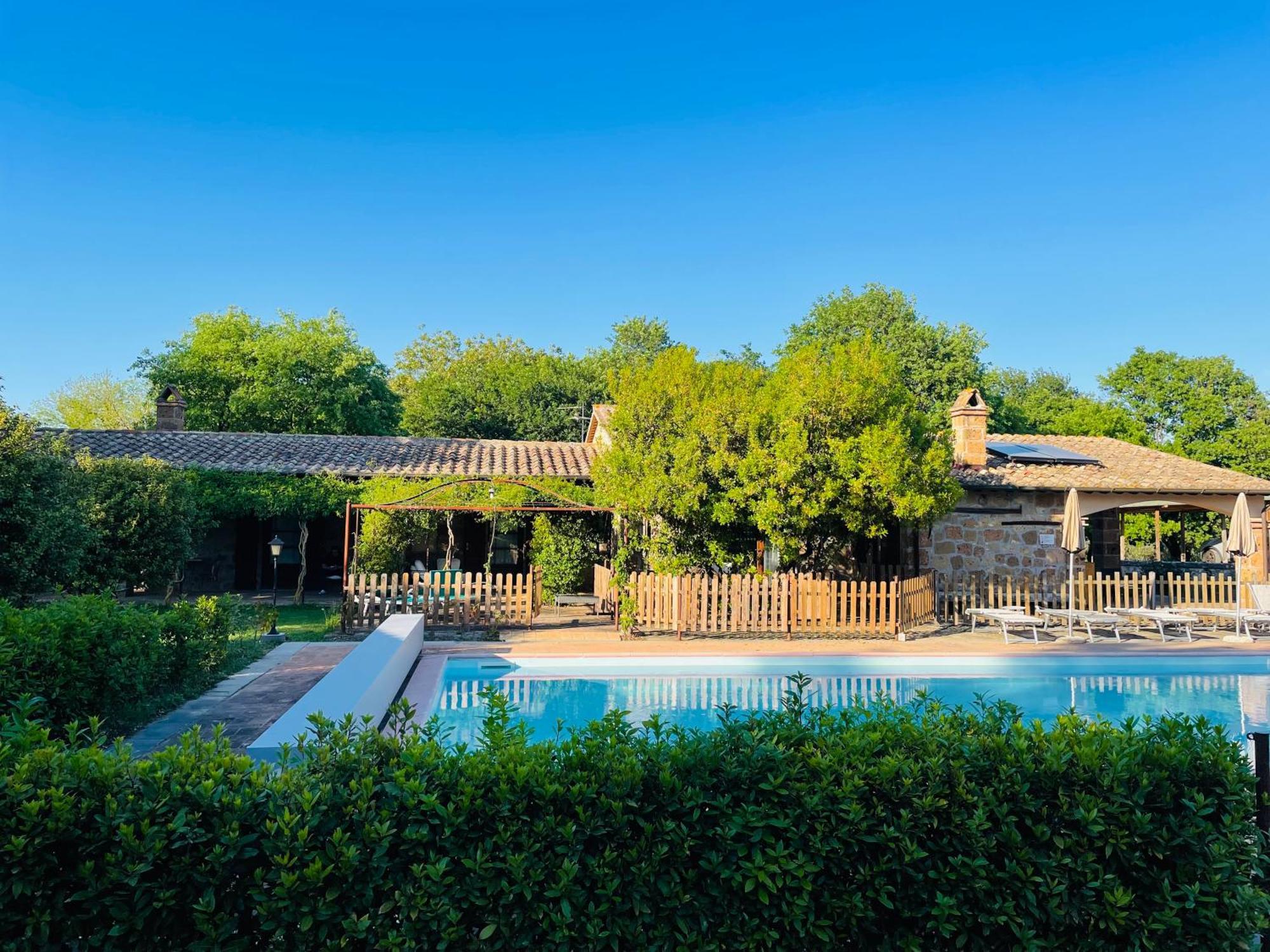Agriturismo Eco-Bio Villa Vacasio Pitigliano Bagian luar foto